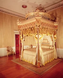 Camera da letto di stato a Osterley Park di Robert Adam, completata nel 1775-76